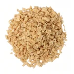 Neutral food manufacturing comparison of soy lecithin and textured soy protein granules in separate ingredient samples