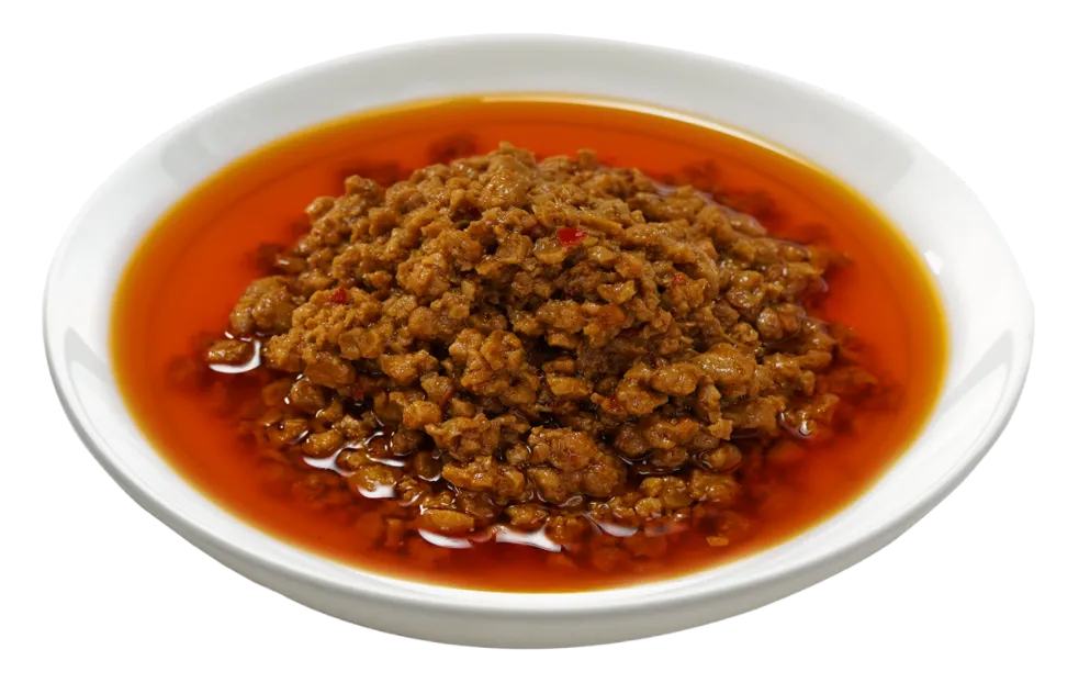 Soy protein prepared for sauce application in a food manufacturing process