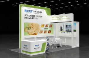 Baichuan booth D2D14 design for Fi Asia 2026 in Jakarta