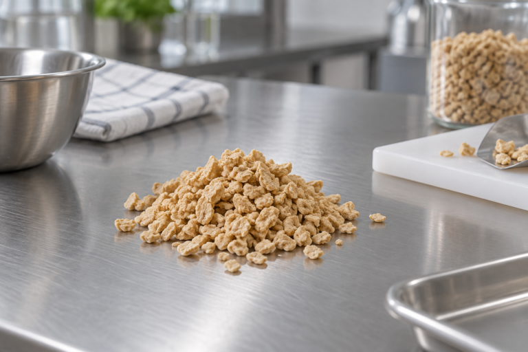 B2B food ingredient development scene for tvp nutrition