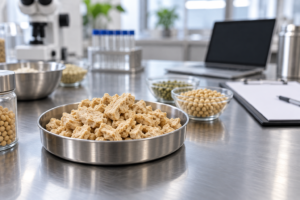 B2B food ingredient development scene for is tvp gluten free