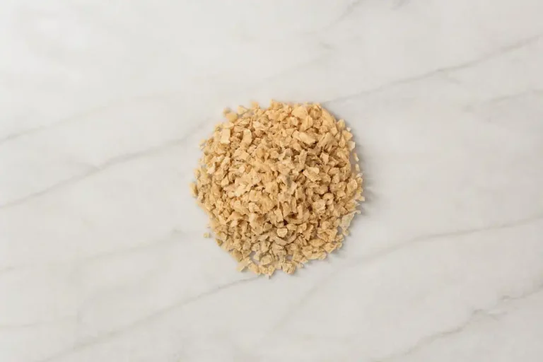 BCTVP soy protein flakes in a food manufacturing quality review setting
