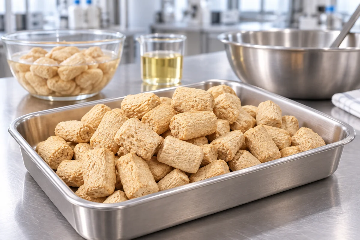 How to Make Textured Soy Protein Taste and Feel More Like Meat