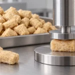 BCTVP textured vegetable protein chunks examined for hydration and texture control