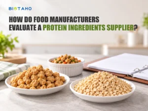 How Do Food Manufacturers Evaluate a Protein Ingredients Supplier? — illustrative food ingredient scene