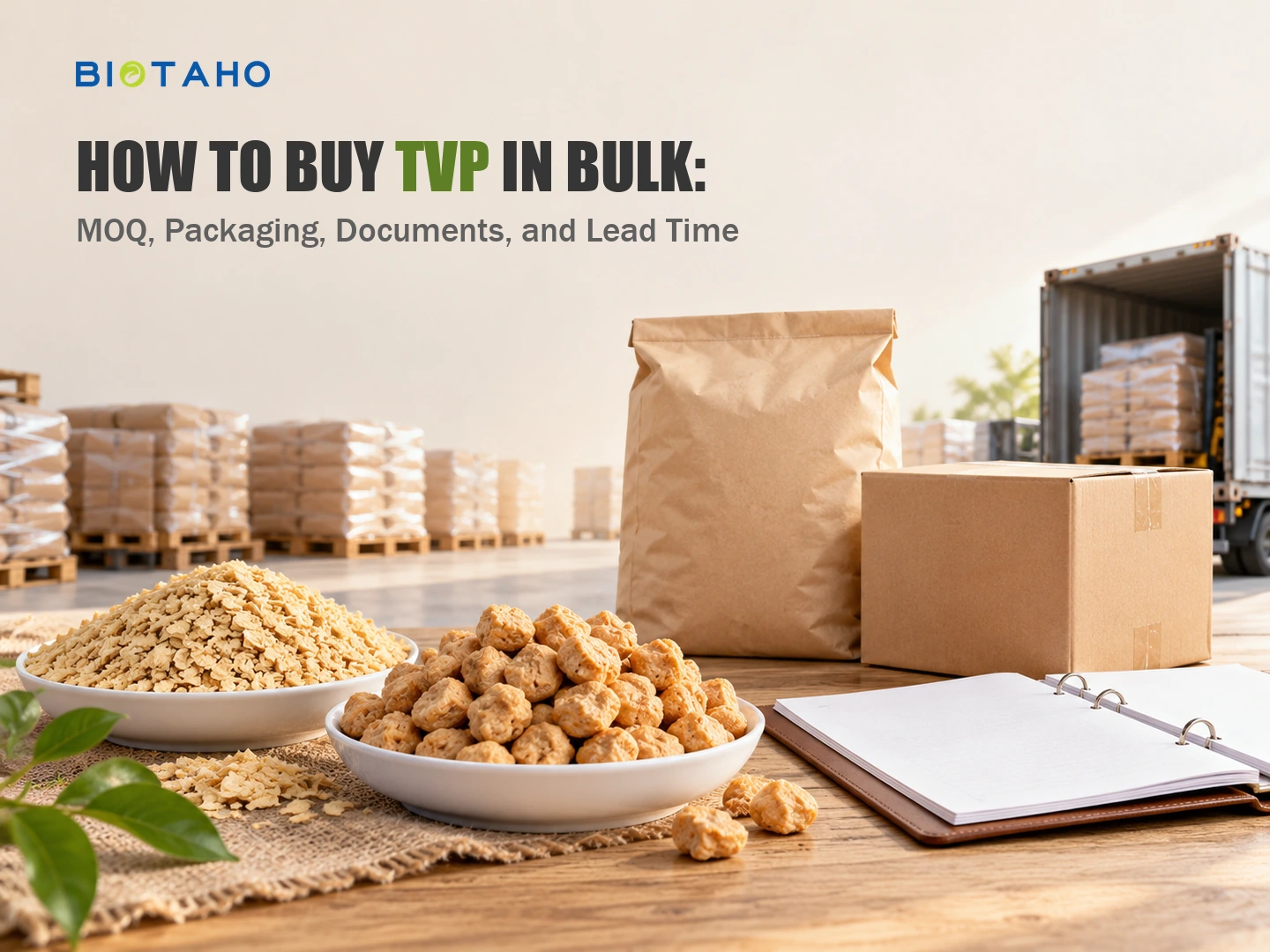 How to Buy TVP in Bulk: MOQ, Packaging, Documents, and Lead Time