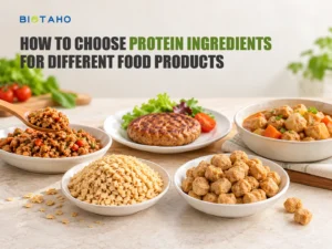 How to Choose Protein Ingredients for Different Food Products — illustrative food ingredient scene