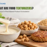 What Are Food Texturizers? Functions in Plant-Based Product Formulation — illustrative food ingredient scene