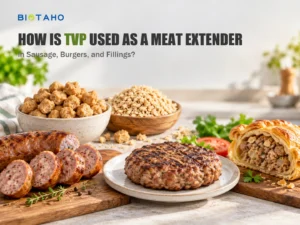 How Is TVP Used as a Meat Extender in Sausage, Burgers, and Fillings? — illustrative food ingredient scene