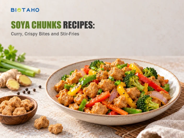 Soya Chunks Recipes: Curry, Crispy Bites and Stir-Fries — illustrative food preparation scene