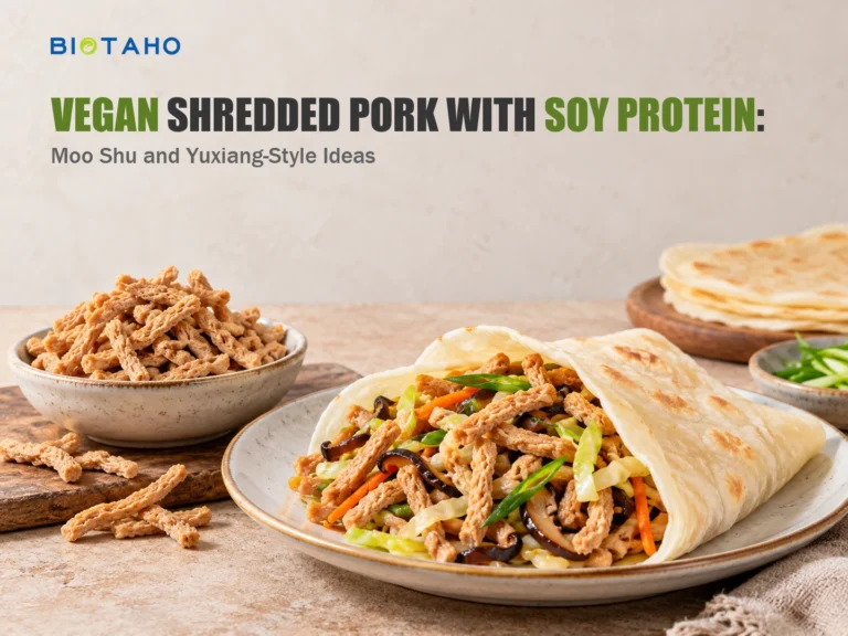 Vegan Shredded Pork with Soy Protein: Moo Shu and Yuxiang-Style Ideas — illustrative food preparation scene