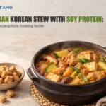 Vegan Korean Stew with Soy Protein: A Doenjang-Style Cooking Guide — illustrative food preparation scene