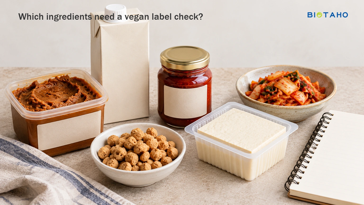 Check paste, broth and condiment ingredients; review allergens separately. — illustrative food preparation scene